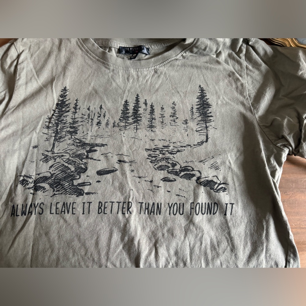 Nature-Inspired Graphic Crop Top